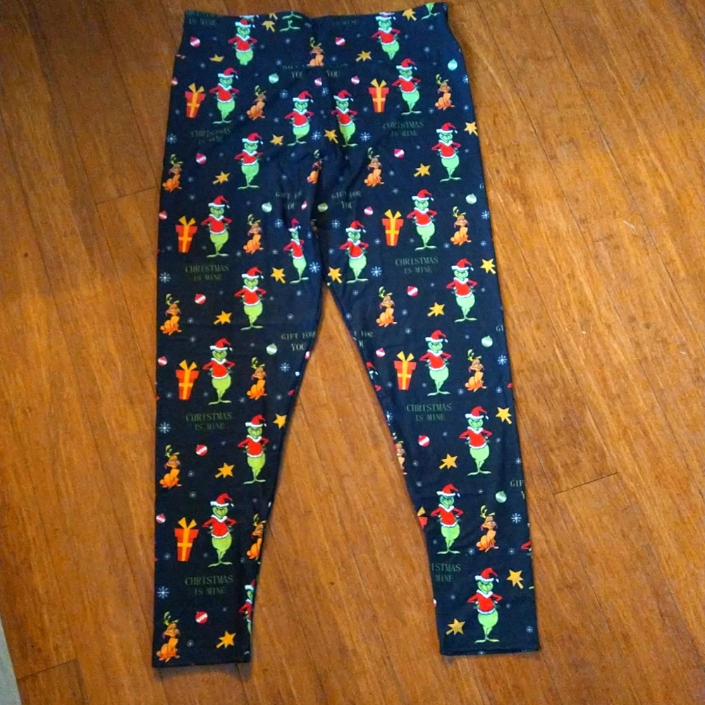 Brand New Women's Grinch Leggings 1X/3X